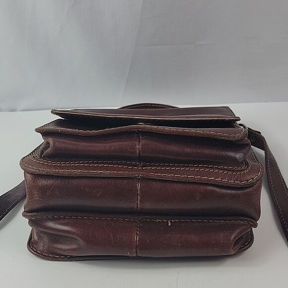 CHIARUGI Genuine Leather Men's Messenger Crossbody Bag - Picture 7 of 14